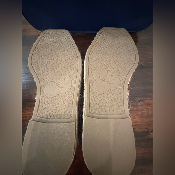 Sam & Libby Brown Espadrilles with Woven Design size 6 - Picture 8 of 8